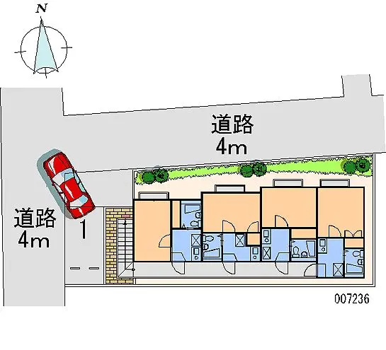 ★手数料０円★世田谷区宮坂１丁目 月極駐車場